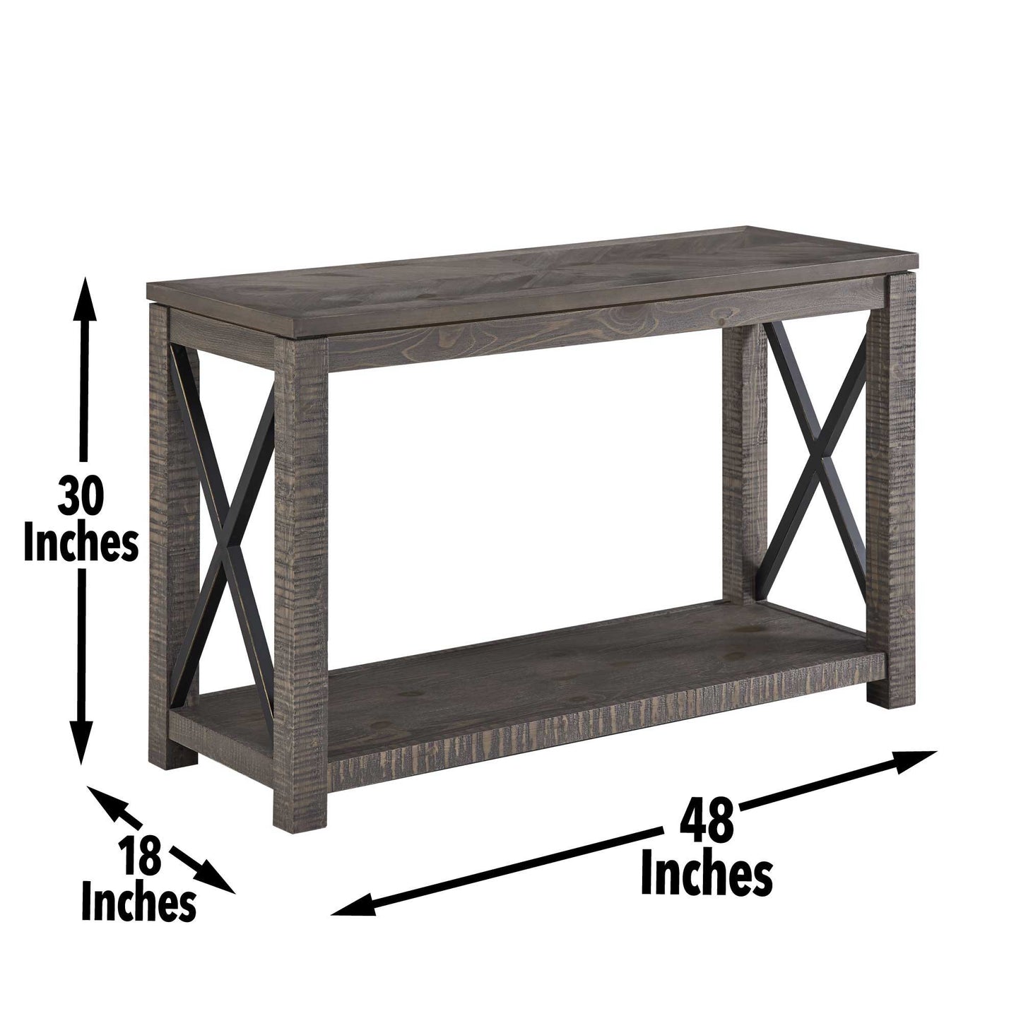 Dexter - Sofa Table - Brown - Hornell Furniture Outlet