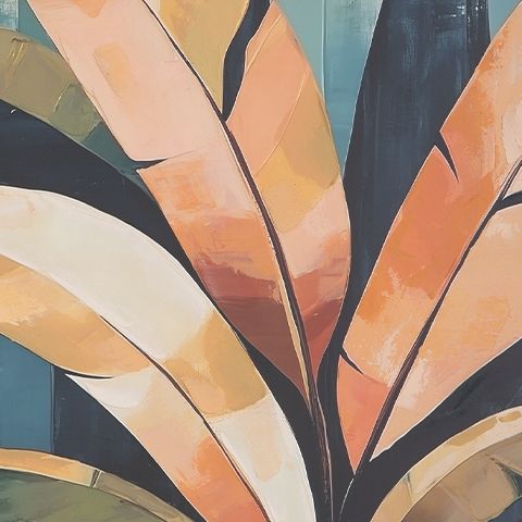 Laurelie - Multi - Wall Art - Hornell Furniture Outlet