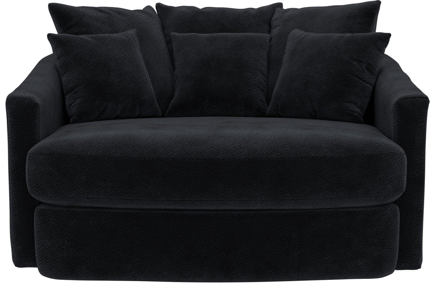 Matty - Round Accent Cuddle Chaise - Hornell Furniture Outlet