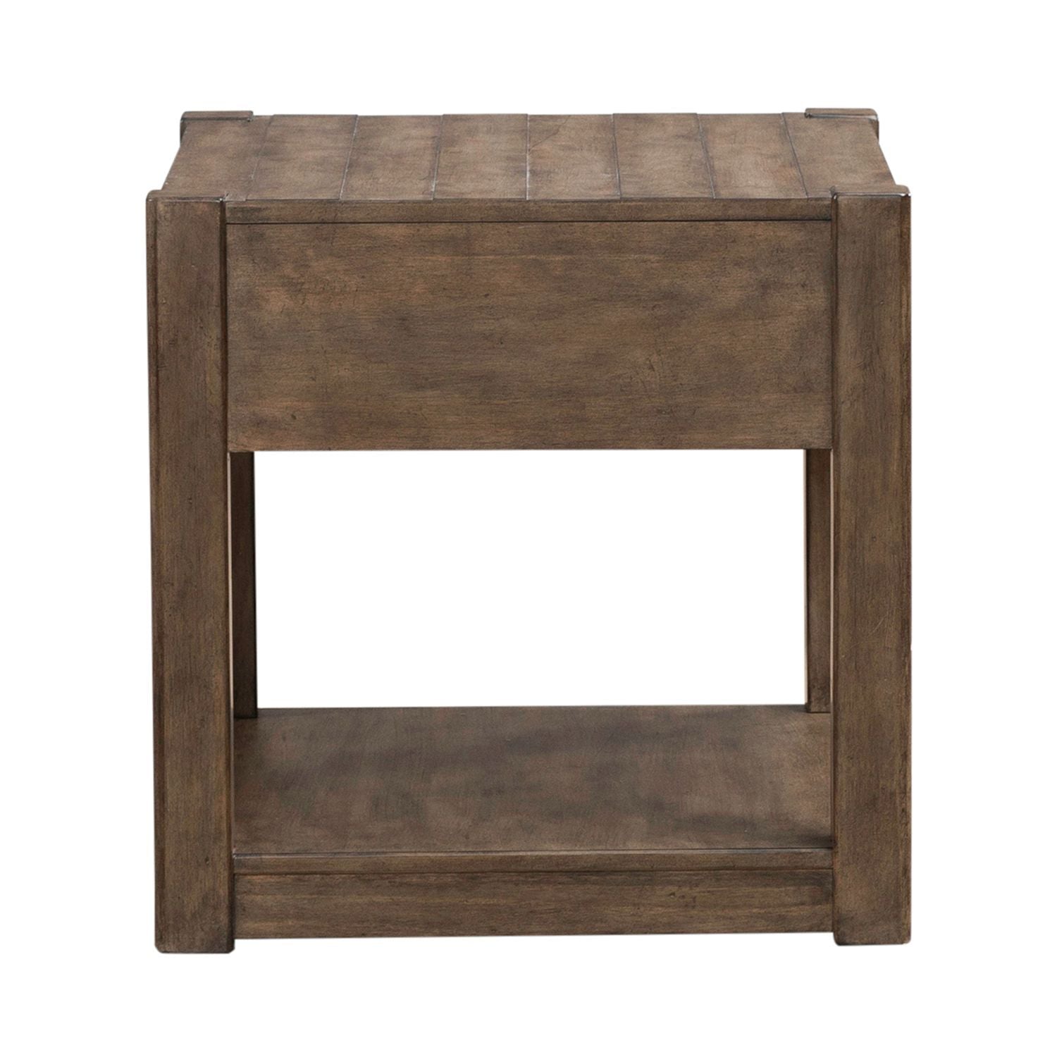 Broadmore - Drawer End Table - Brown - Hornell Furniture Outlet