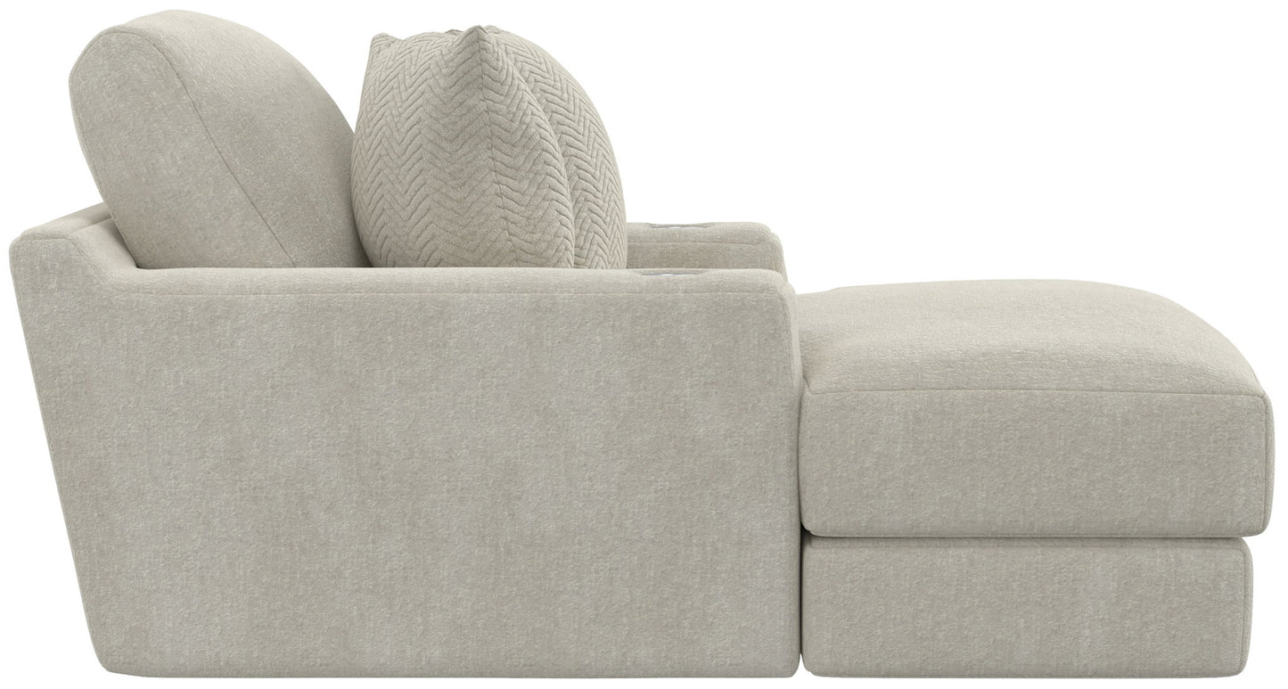 Cozy - Chaise With USB - Hornell Furniture Outlet