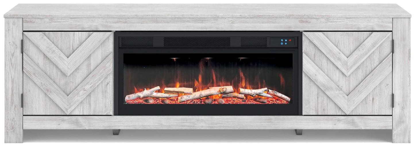 Cayboni - LG TV Stand With Fireplace Option - Hornell Furniture Outlet