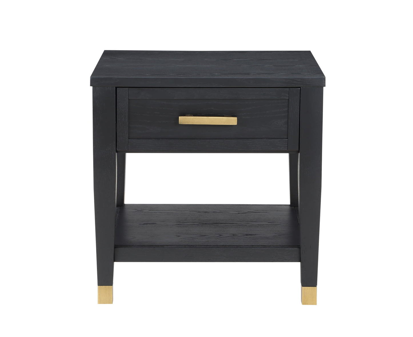 Yves - Cocktail & 2 End Table Set - Black - Hornell Furniture Outlet