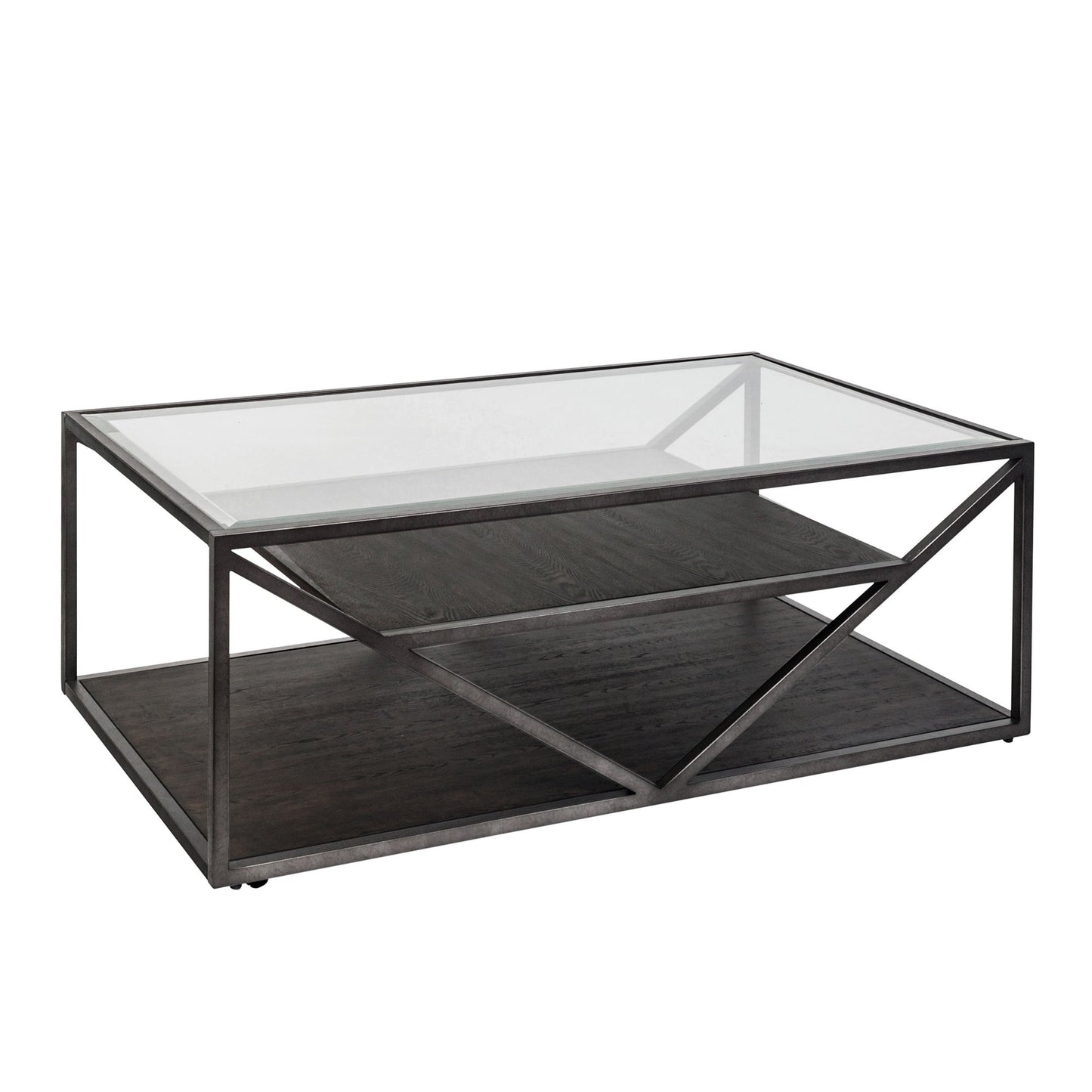 Arista - Rectangular Cocktail Table - Dark Gray - Hornell Furniture Outlet