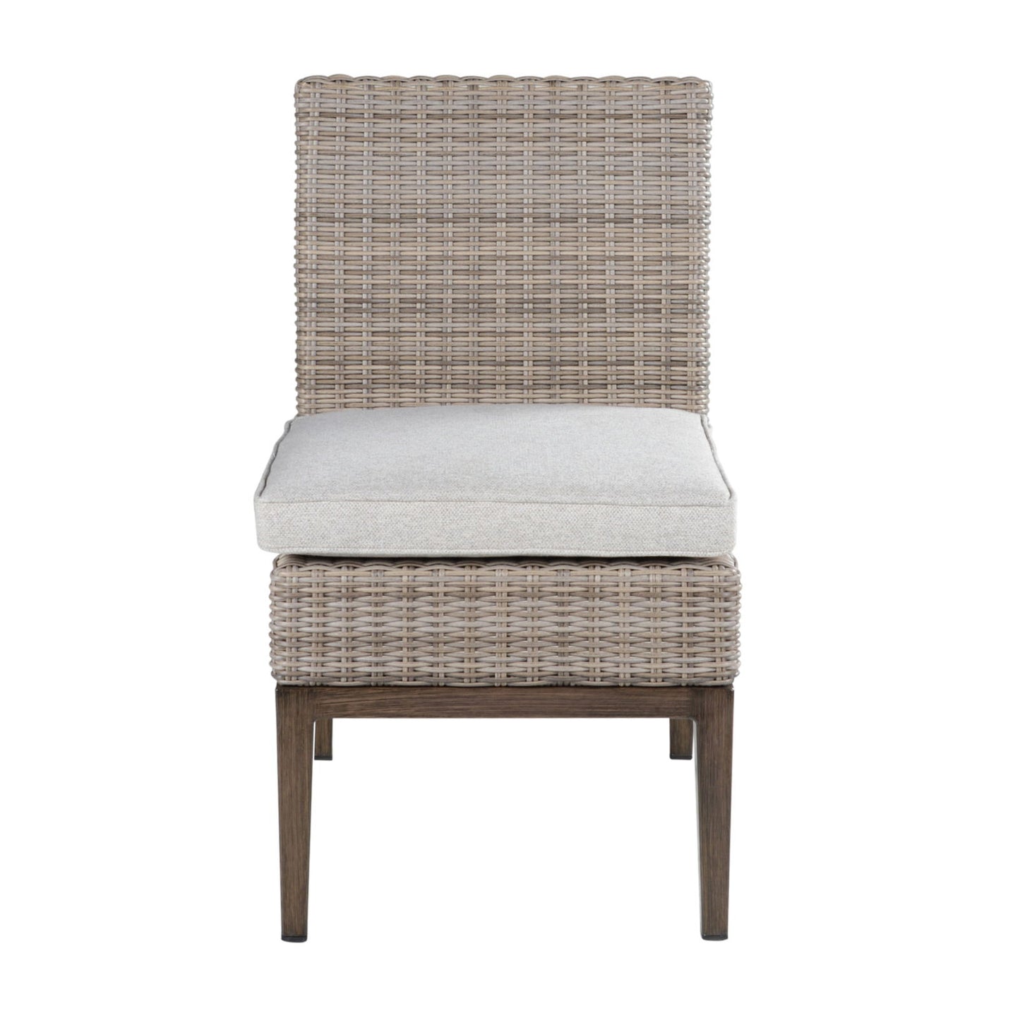 Marina - Patio Side Chair (Set of 2) - Brown Light - Hornell Furniture Outlet