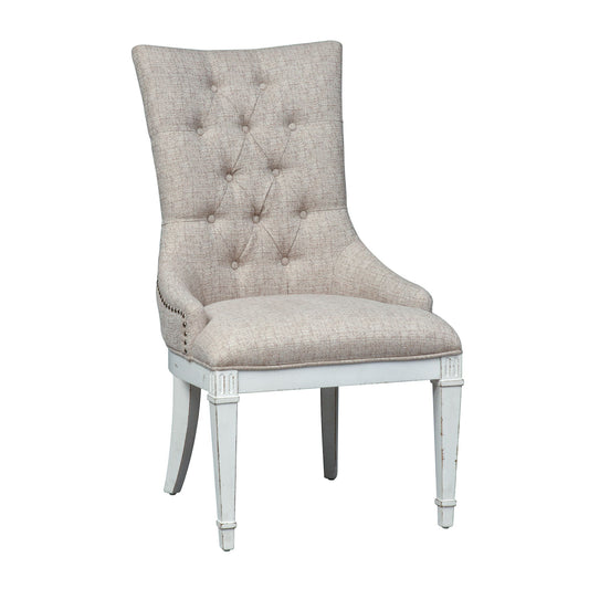 Abbey Park - Hostess Chair - White - Hornell Furniture Outlet