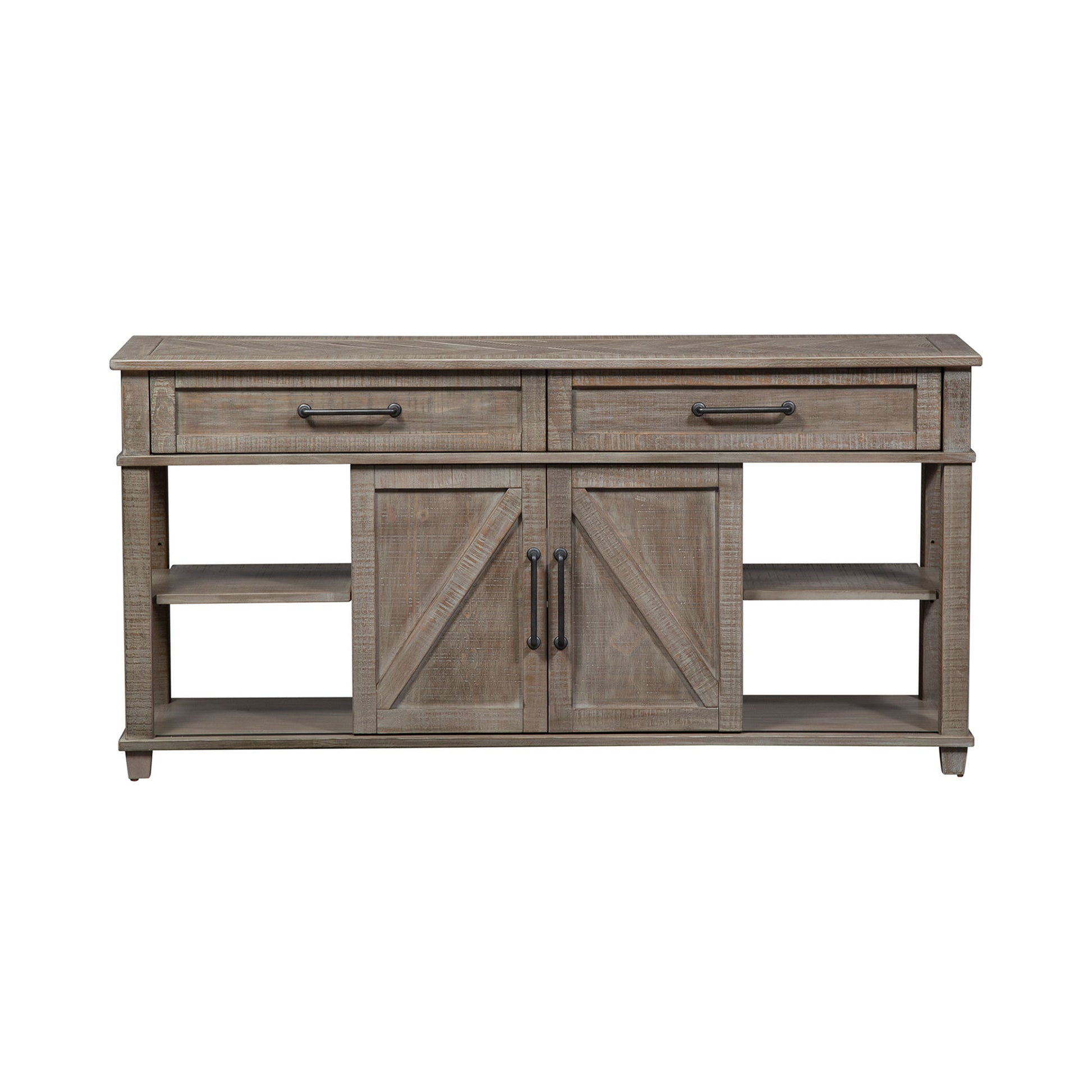 Parkland Falls - Sofa Table - Light Brown - Hornell Furniture Outlet