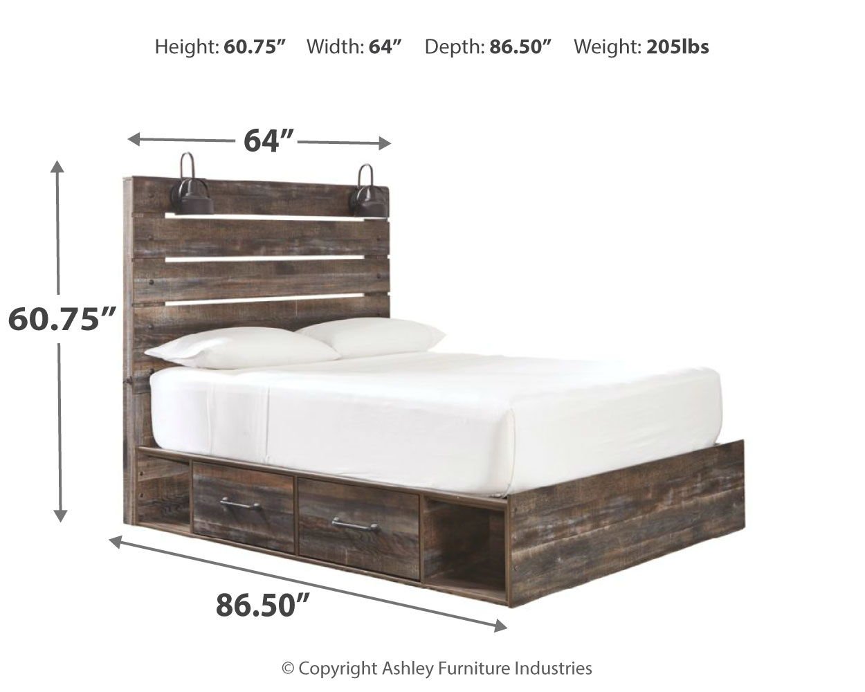 Drystan - Panel Bedroom Set - Hornell Furniture Outlet