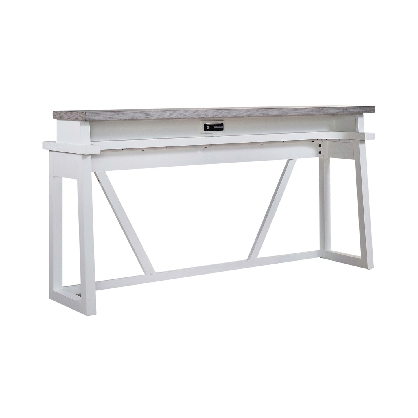 Palmetto Heights - Console Bar Table - White - Hornell Furniture Outlet