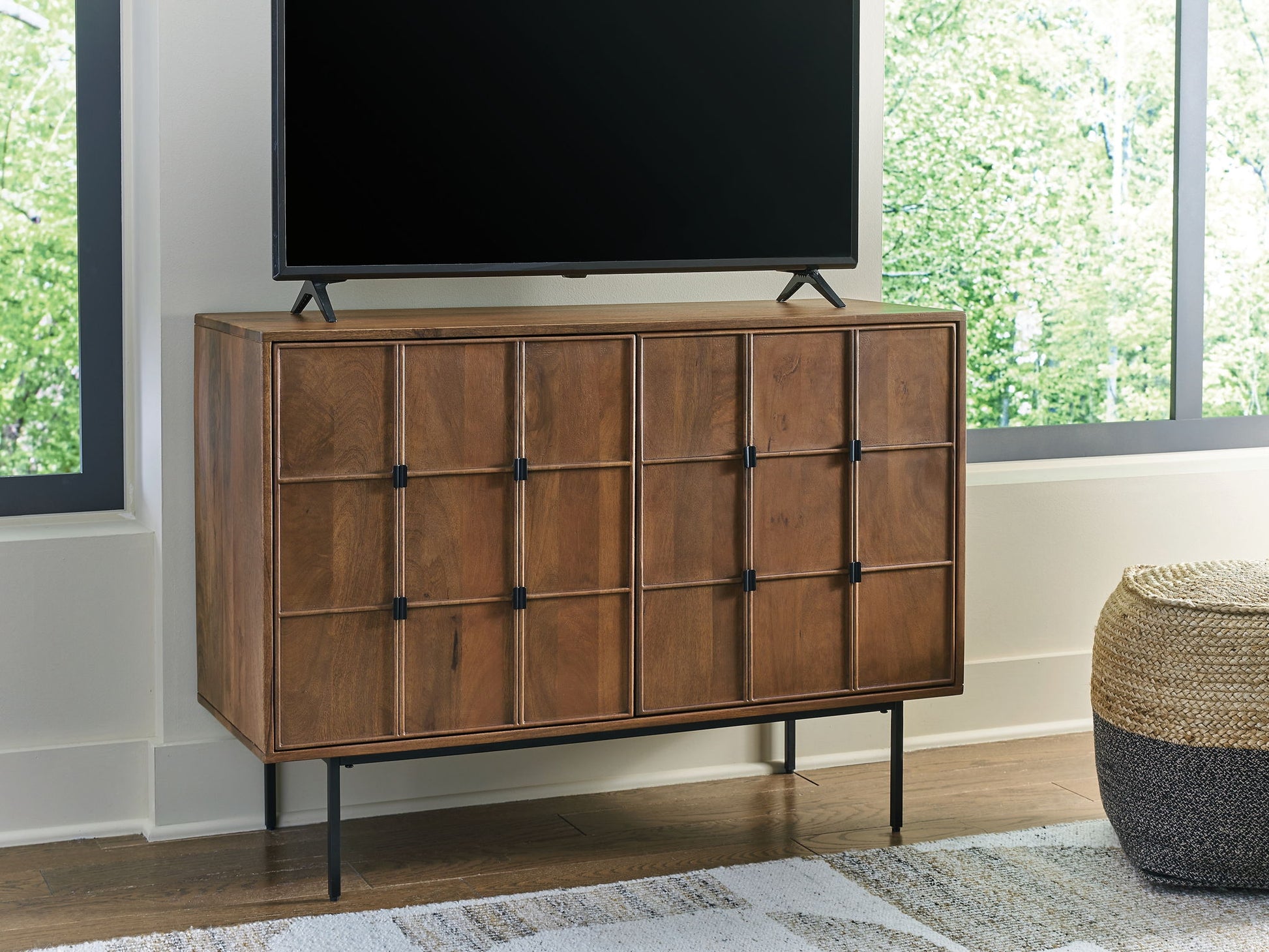 Juddins - Brown - Accent Cabinet - Hornell Furniture Outlet