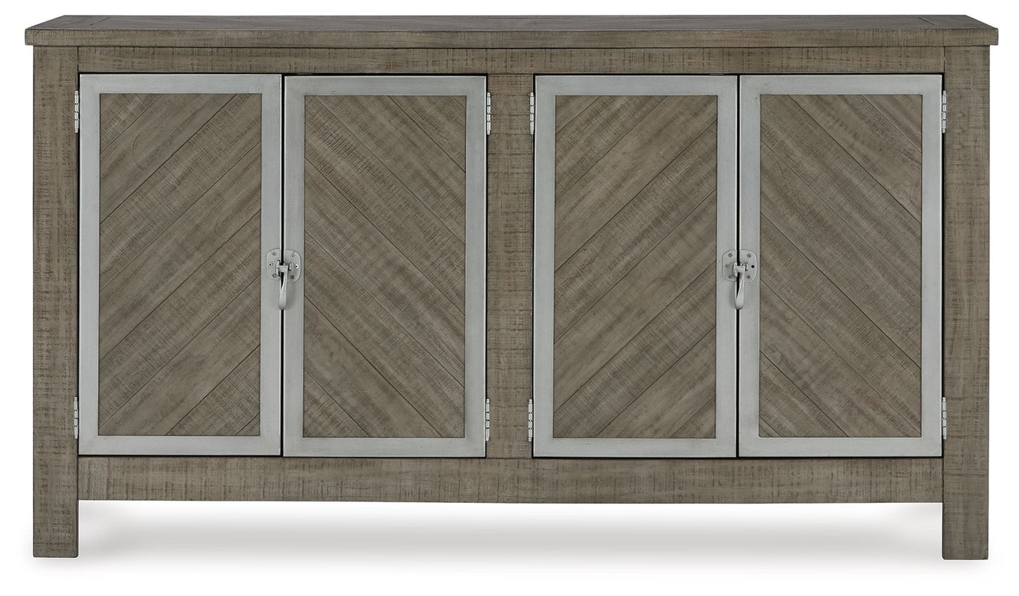 Krystanza - Weathered Gray - Dining Room Server - Hornell Furniture Outlet