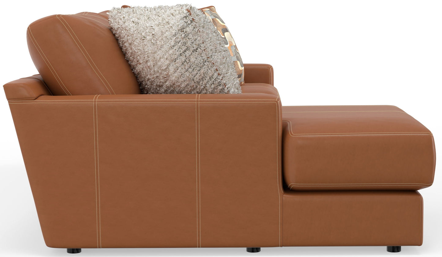 Minori - Italian Leather Sectional - Hornell Furniture Outlet