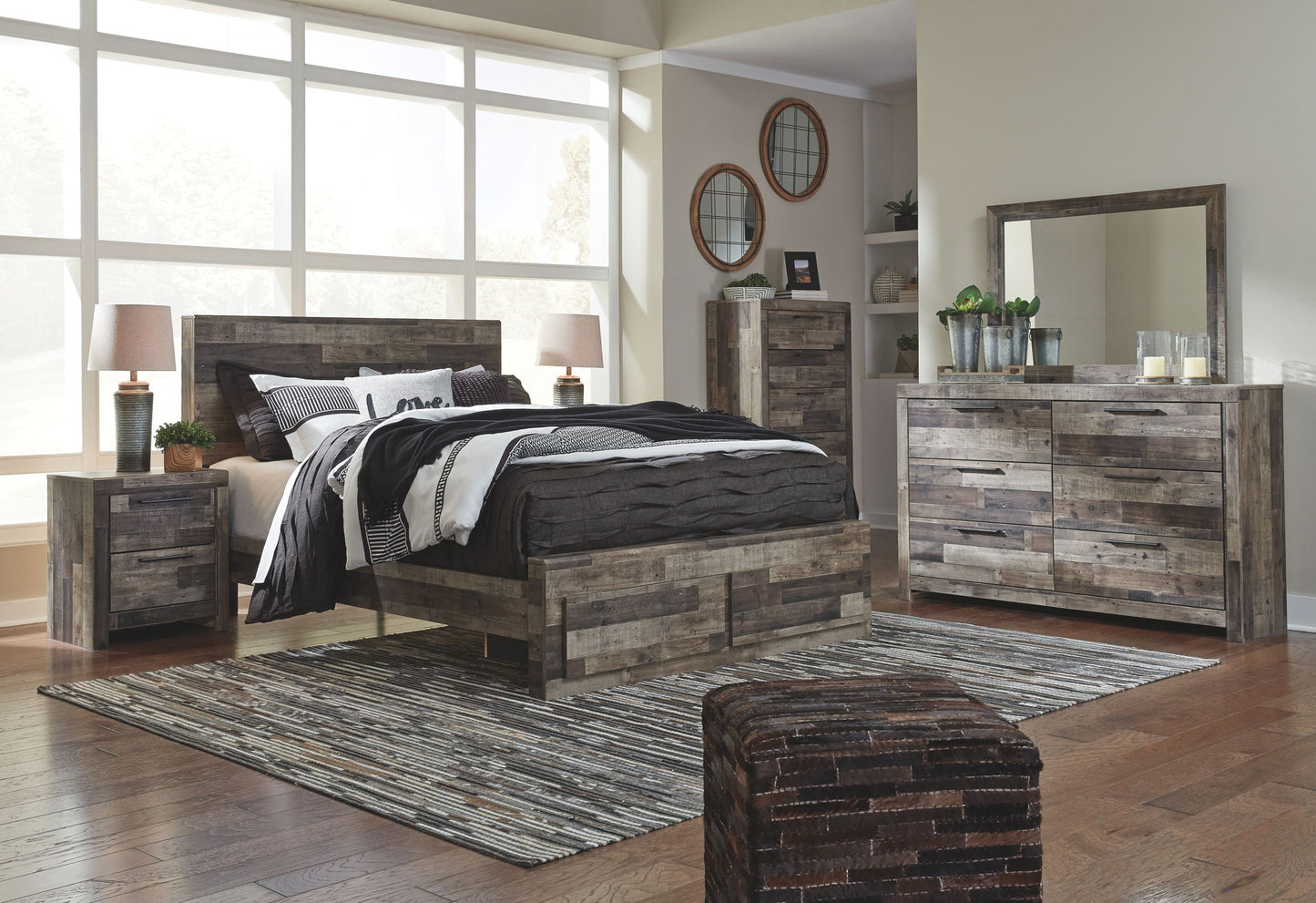 Derekson - Panel Bedroom Set - Hornell Furniture Outlet
