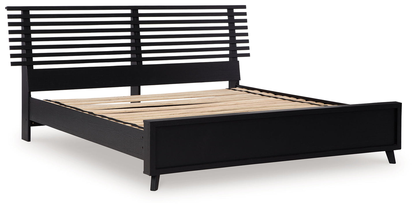 Danziar - Slat Panel Bedroom Set - Hornell Furniture Outlet