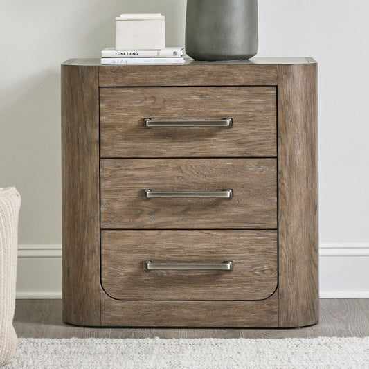 South Bend - Nightstand With Charging Station - Brown - Hornell Furniture Outlet