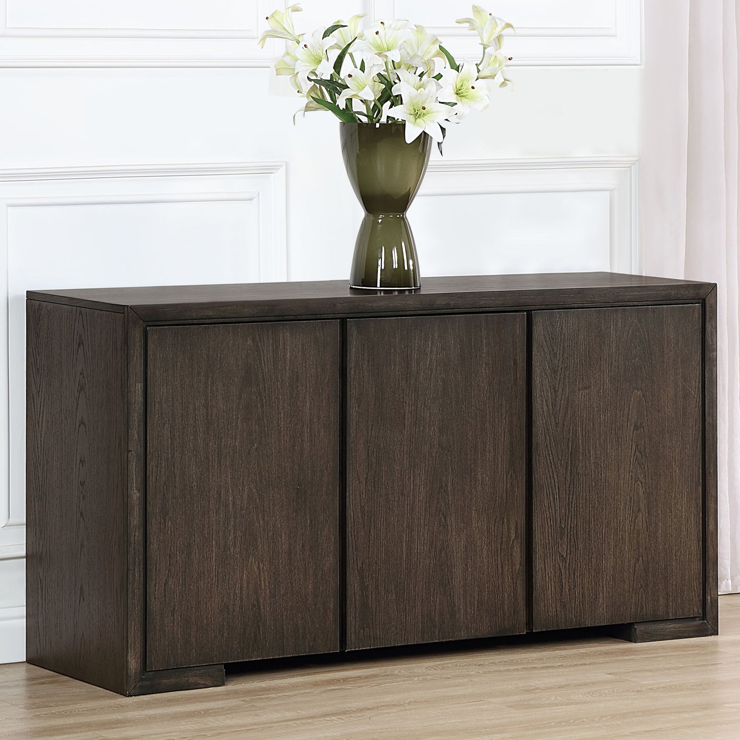 Evan - Server - Brown - Hornell Furniture Outlet