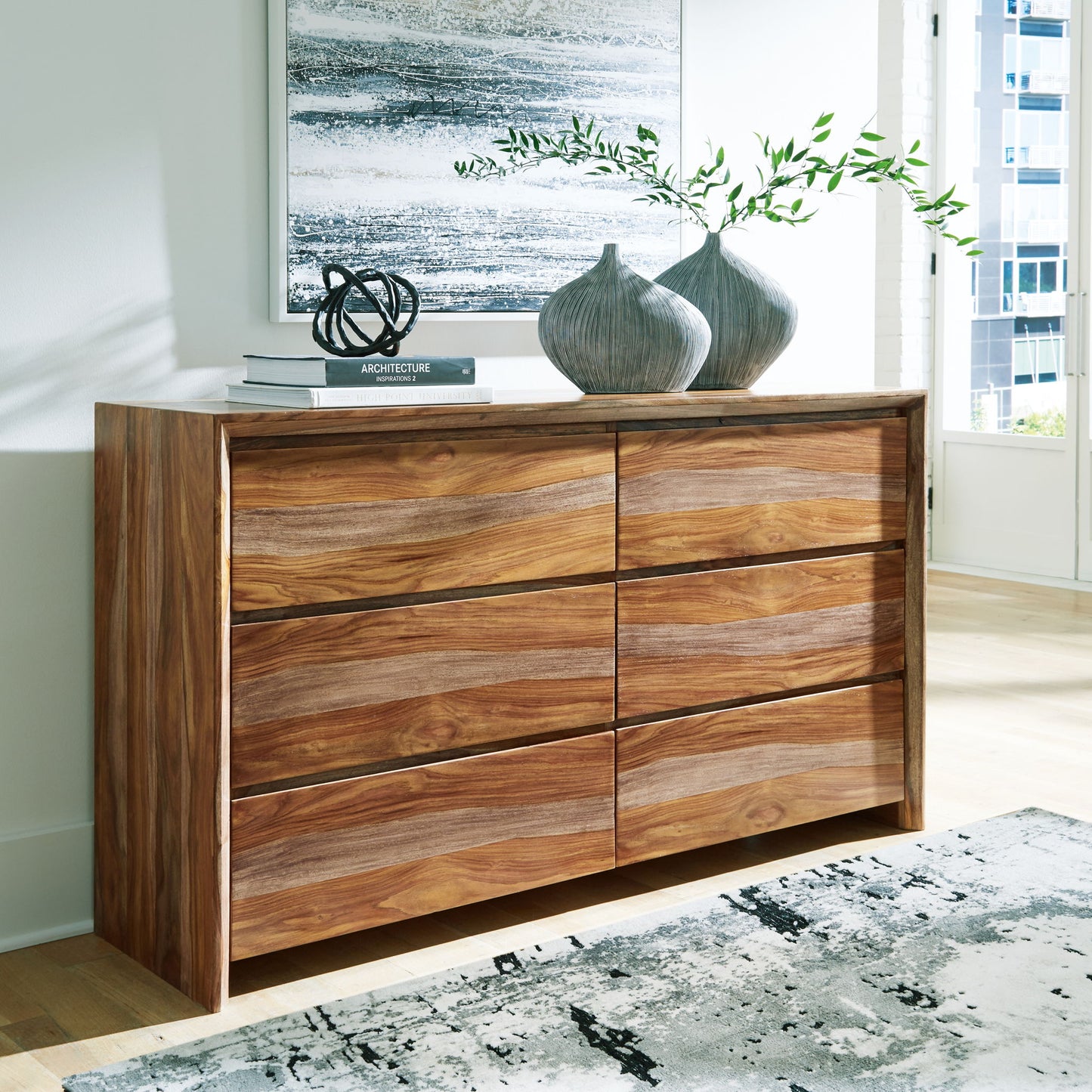 Dressonni - Brown - Dresser - Hornell Furniture Outlet