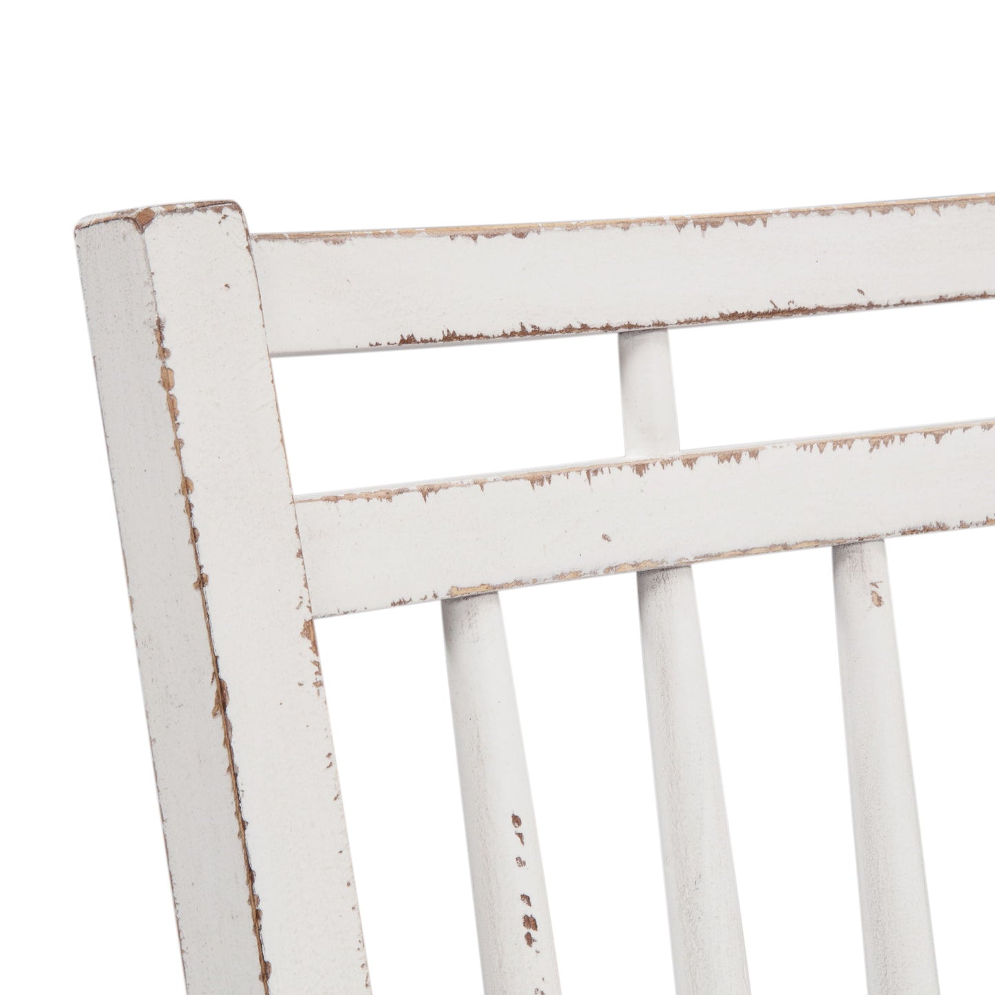 Magnolia Manor - Spindle Back Side Chair - White - Hornell Furniture Outlet