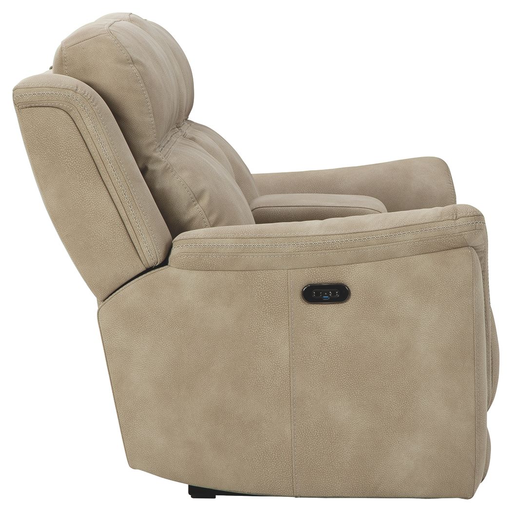 Next - Gen Durapella - Reclining Power Loveseat With Console - Hornell Furniture Outlet