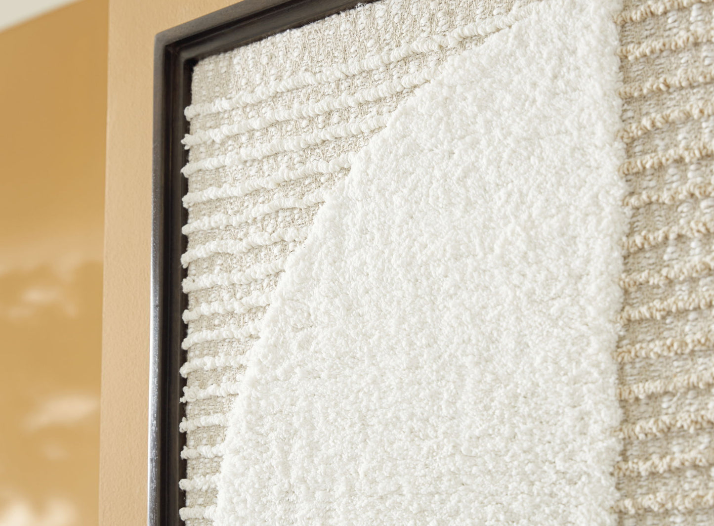 Bachard - Tan / White - Wall Decor - Hornell Furniture Outlet