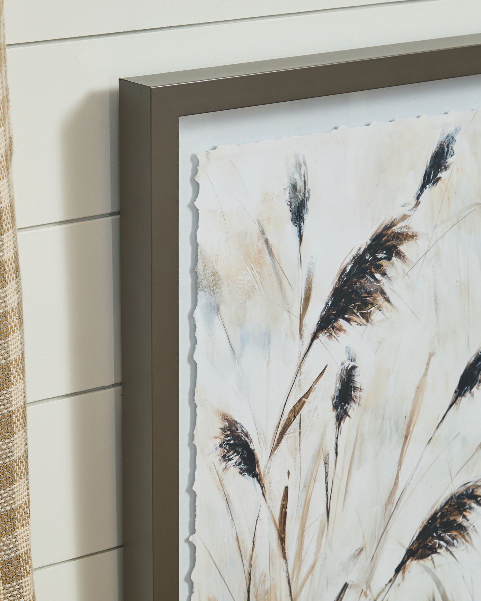 Honslow - Brown / Black / White - Wall Art Set (Set of 3) - Hornell Furniture Outlet