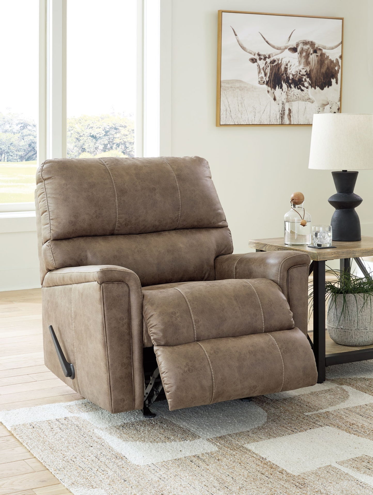 Navi - Fossil - Rocker Recliner - Hornell Furniture Outlet