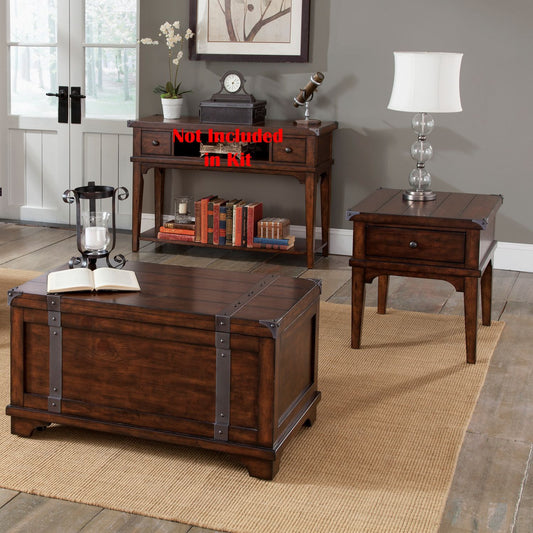Aspen Skies - 3 Piece Set (1 - Cocktail 2 - End Tables) - Hornell Furniture Outlet