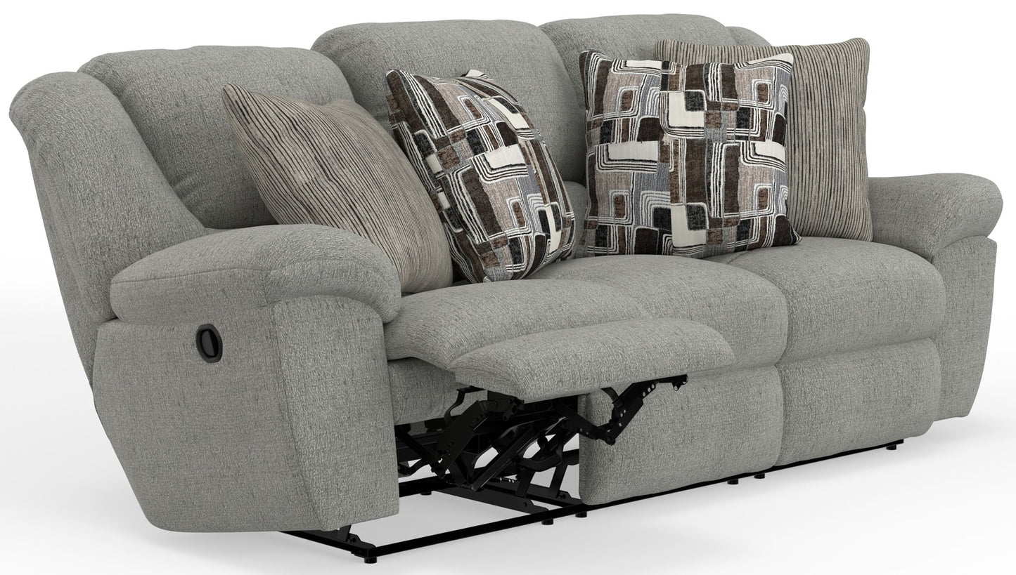 Trifecta - Sofa With 3 Recliners and Drop Down Table - Hornell Furniture Outlet