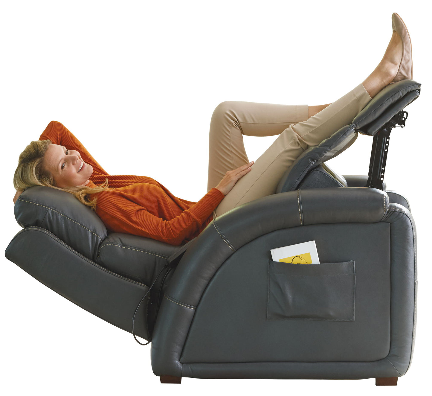 Reliever - Power Headrest Power Lay Flat Reclining With CR3 Massage / Zero Gravity - Hornell Furniture Outlet