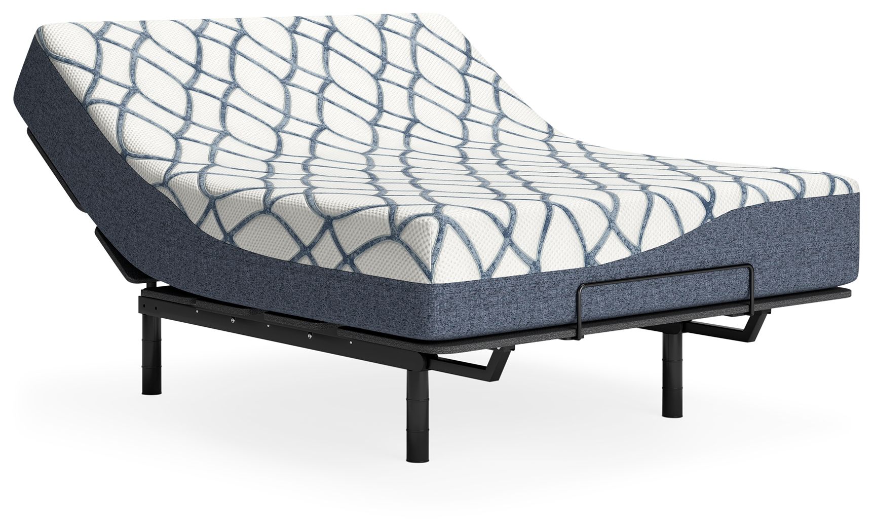 12 Inch Chime Elite 2.0 - White / Blue - California King Mattress - Hornell Furniture Outlet