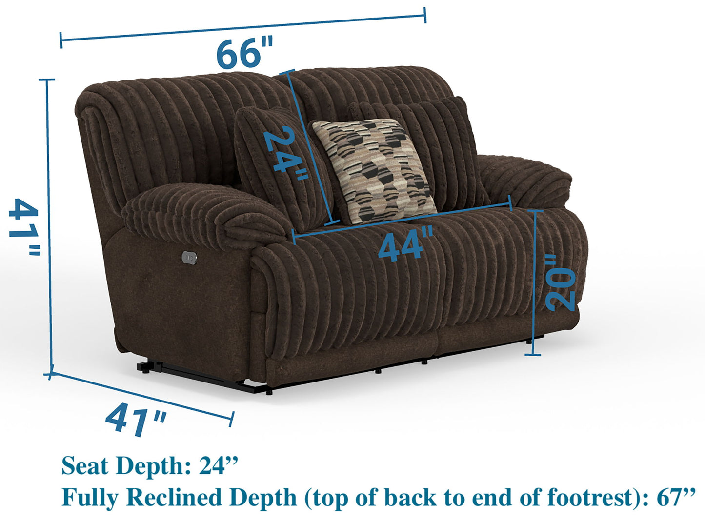 Hollifield - Reclining Loveseat - Hornell Furniture Outlet
