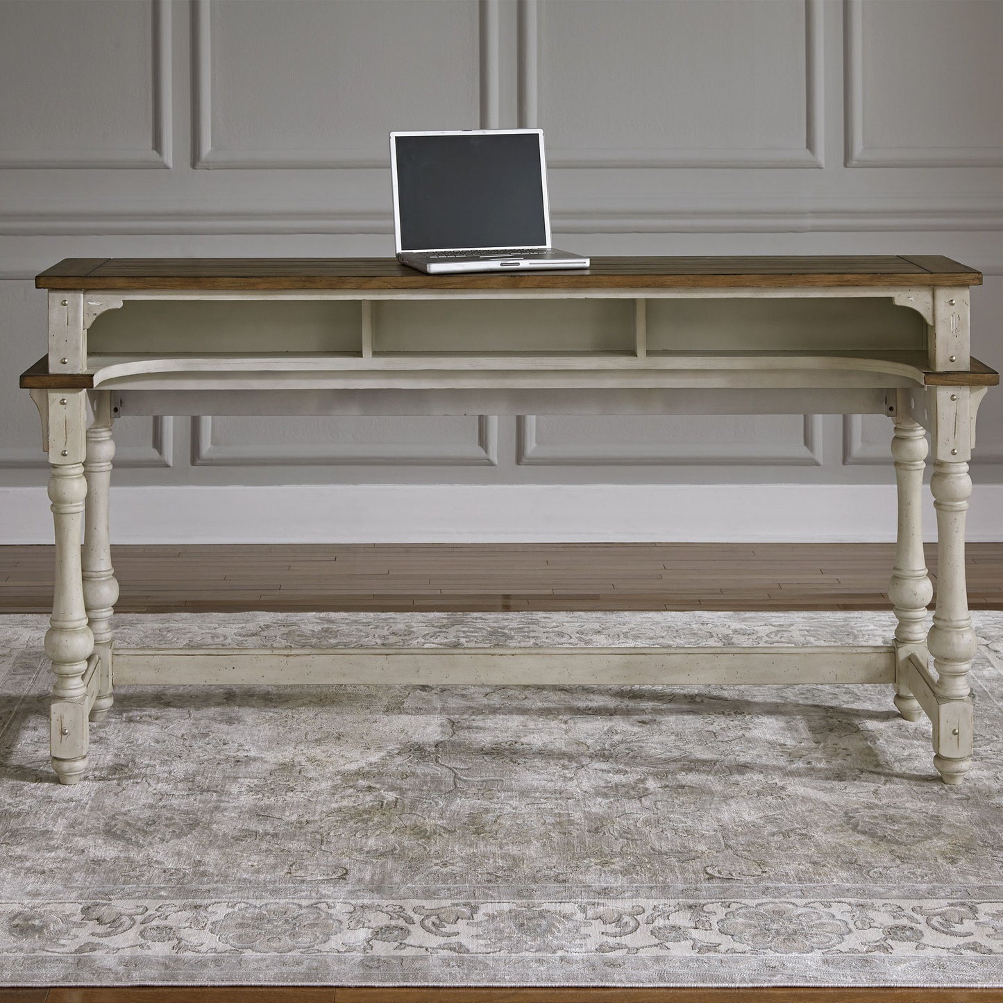 Morgan Creek - Console Bar Table - White - Hornell Furniture Outlet