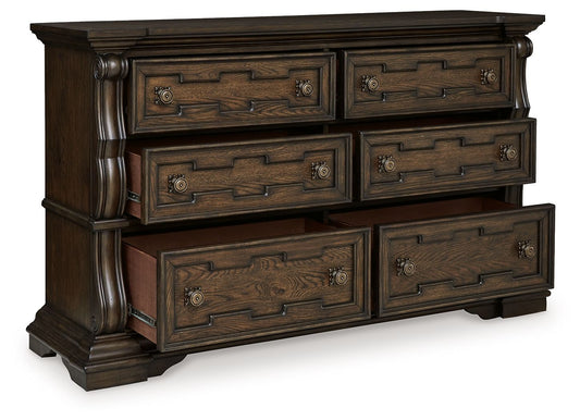 Maylee - Dark Brown - Dresser - Hornell Furniture Outlet
