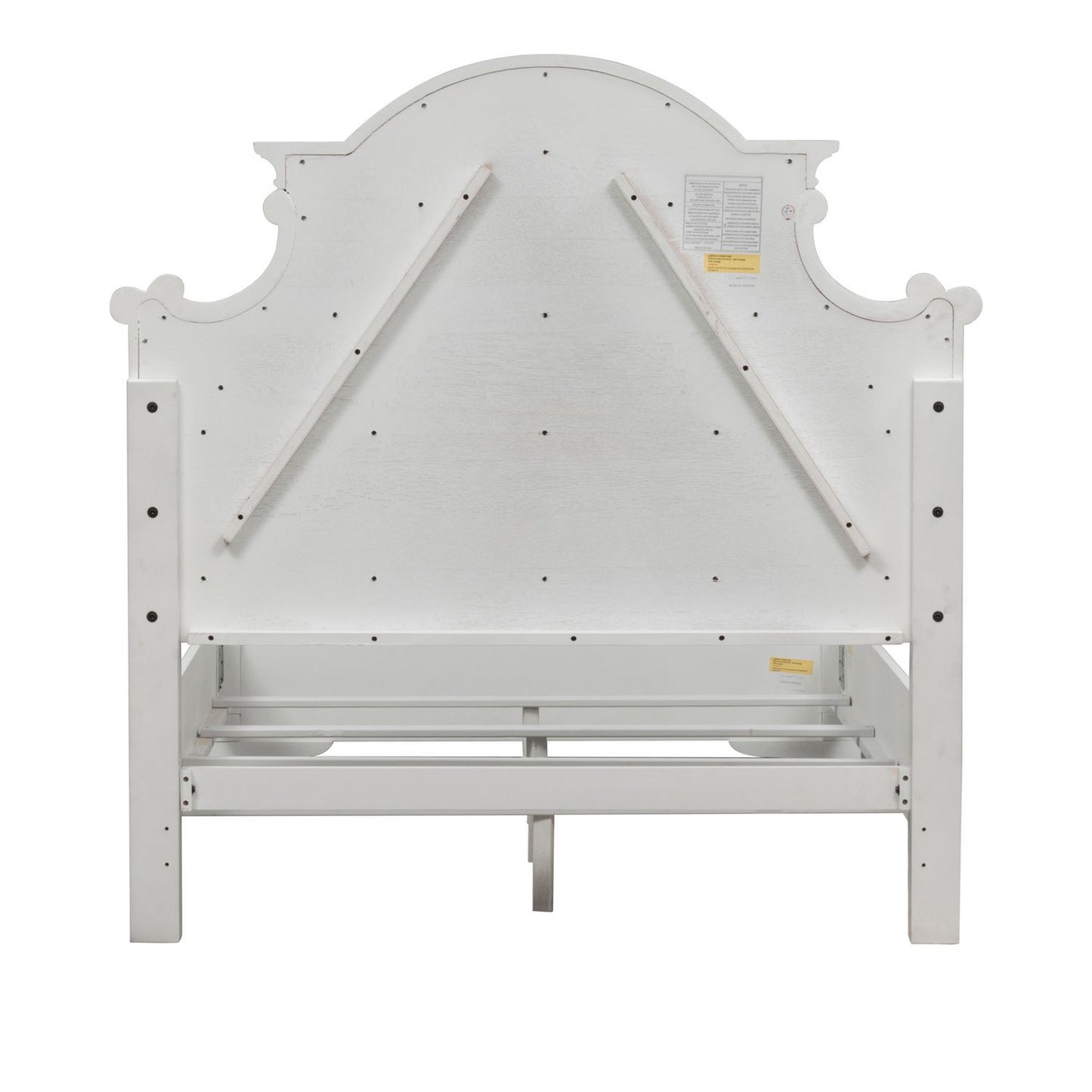 Magnolia Manor - Full Upholstered Bed - White - Hornell Furniture Outlet