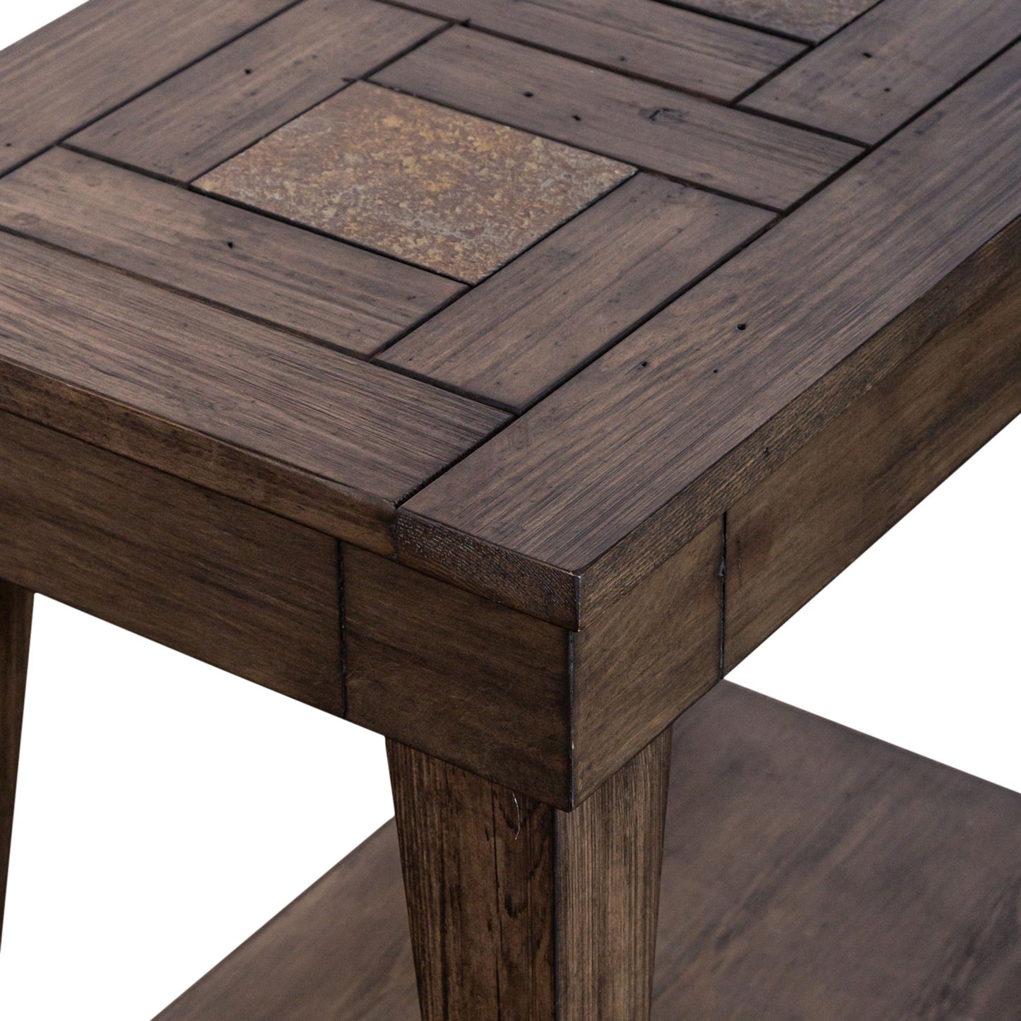 Arrowcreek - Chair Side Table - Dark Brown - Hornell Furniture Outlet