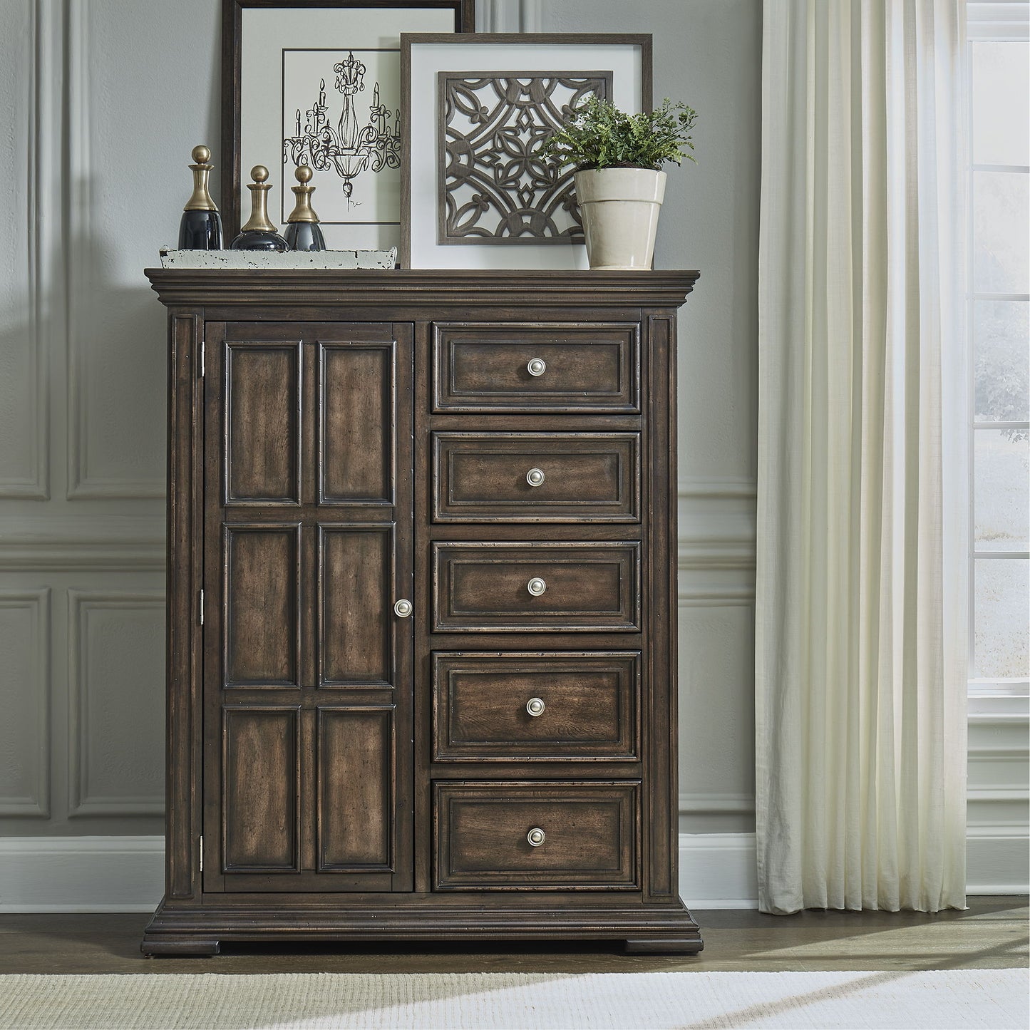 Big Valley - Door Chest - Hornell Furniture Outlet