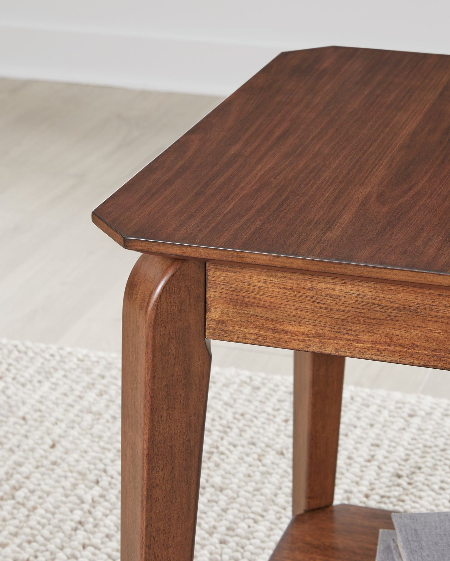 Trenmour - Medium Brown - Square End Table - Hornell Furniture Outlet