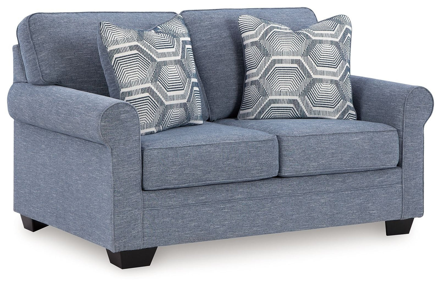 Carissa Manor - Denim - Loveseat - Hornell Furniture Outlet