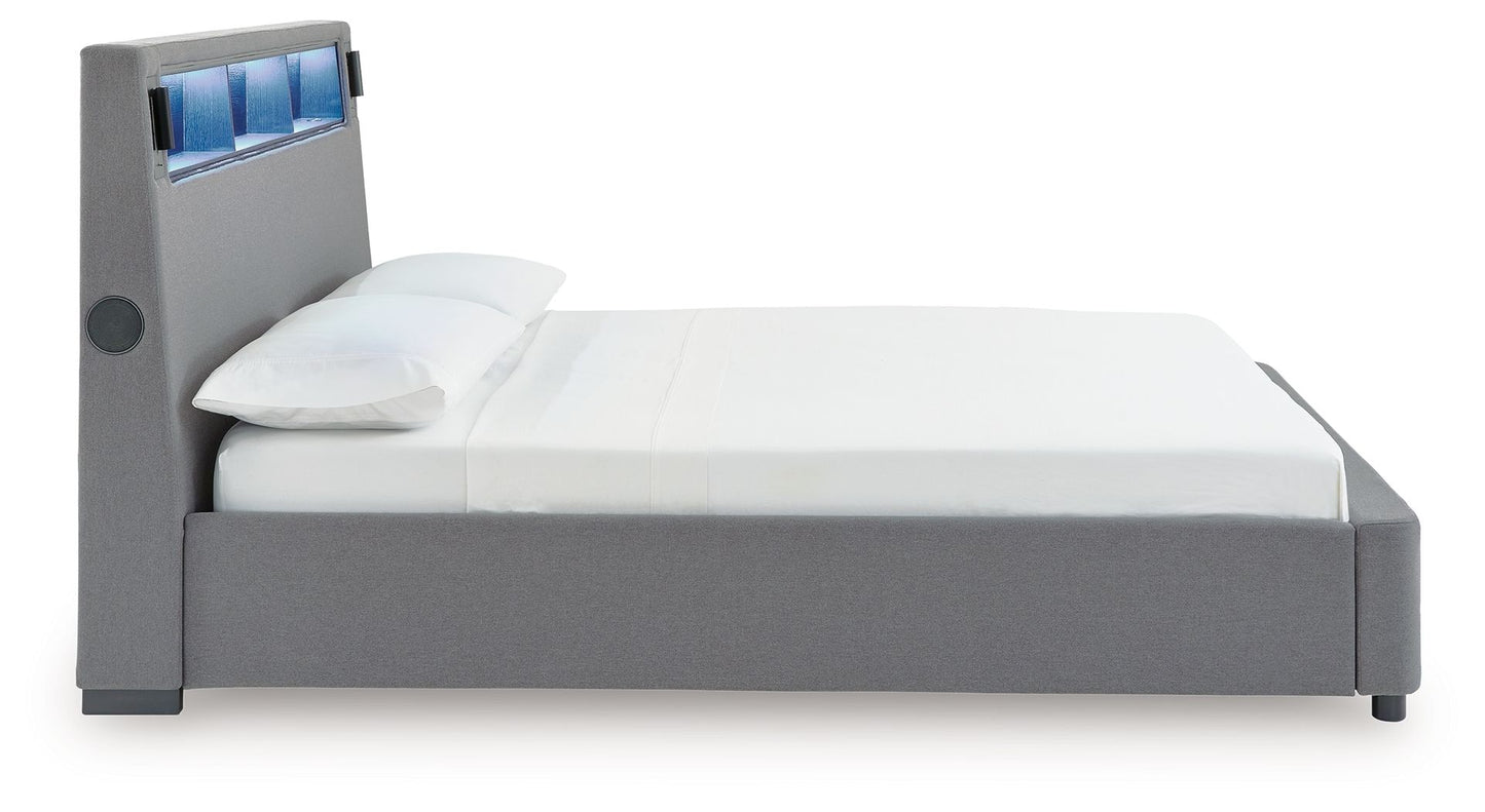 Verishaw - Upholstered Bed - Hornell Furniture Outlet