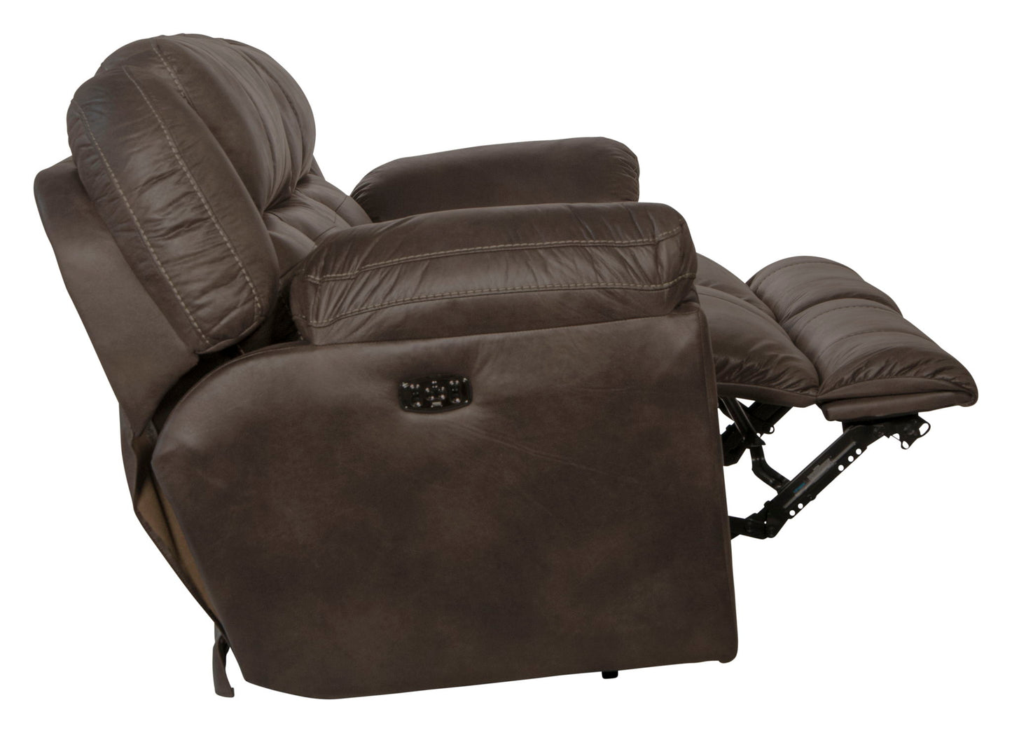 Ferrington - Power Lay Flat Reclining Sofa with Power Adjustable Headrest & Lumbar - Hornell Furniture Outlet