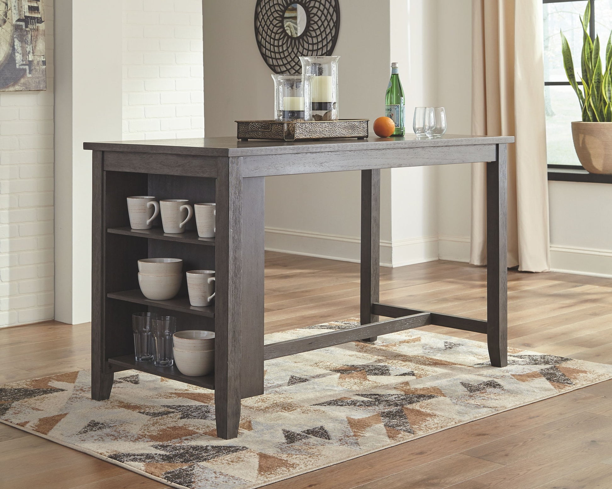 Caitbrook - Rectangular Counter Table Set - Hornell Furniture Outlet