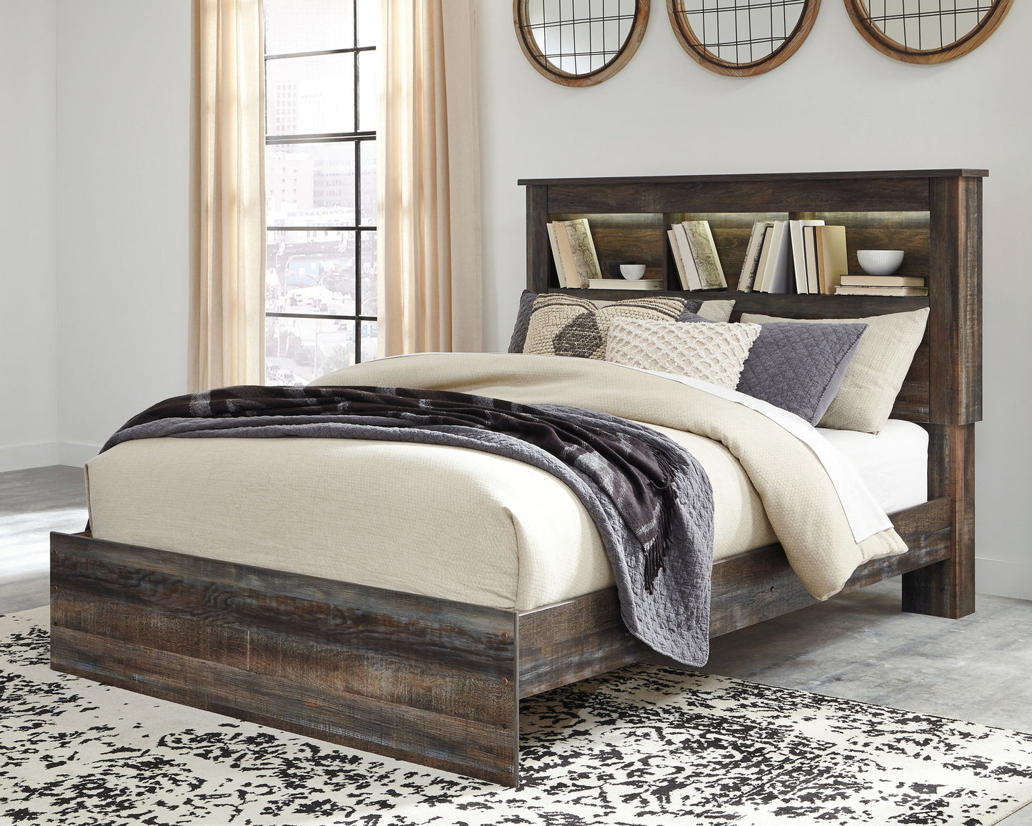 Drystan - Panel Bookcase Bed - Hornell Furniture Outlet