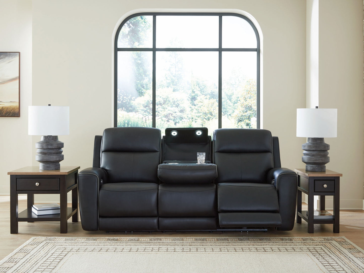 5Z - Comfort - Relaxation - Power Reclining Sofa With Adj Headrest - Hornell Furniture Outlet