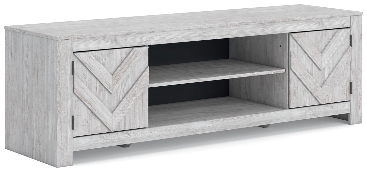 Cayboni - LG TV Stand With Fireplace Option - Hornell Furniture Outlet