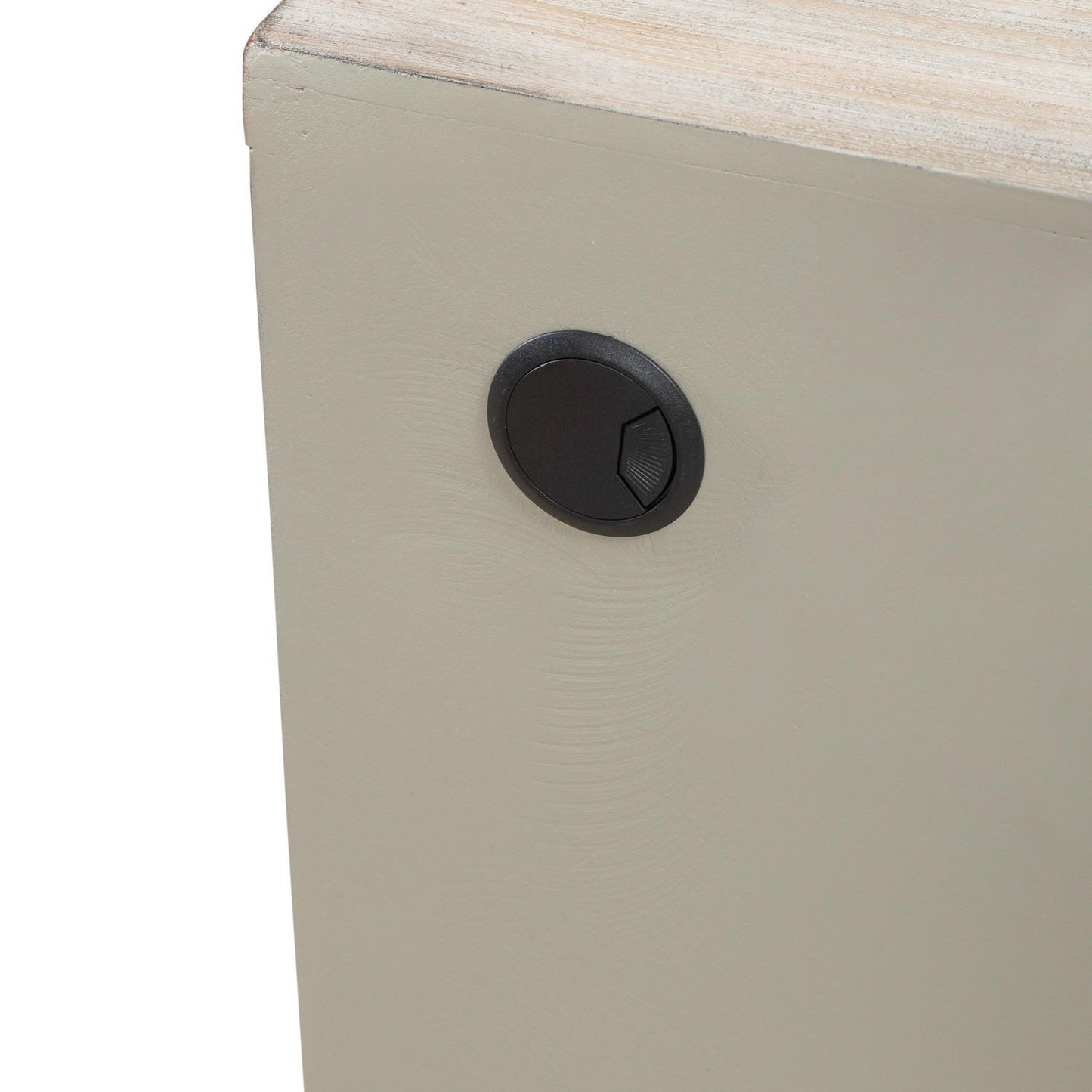 Terrace - 4 Door Accent Cabinet - Gray - Hornell Furniture Outlet