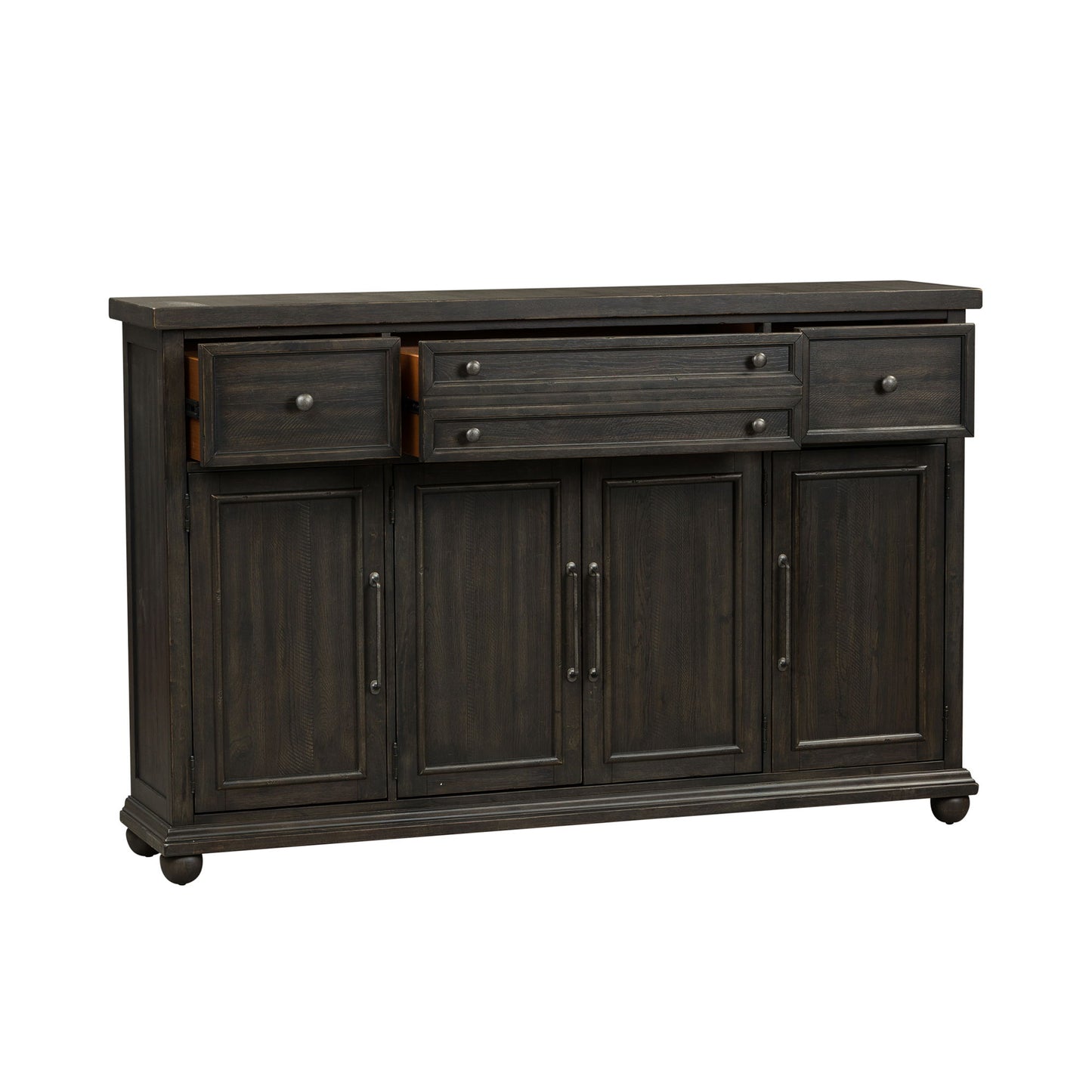 Harvest Home - Hall Buffet - Black - Hornell Furniture Outlet