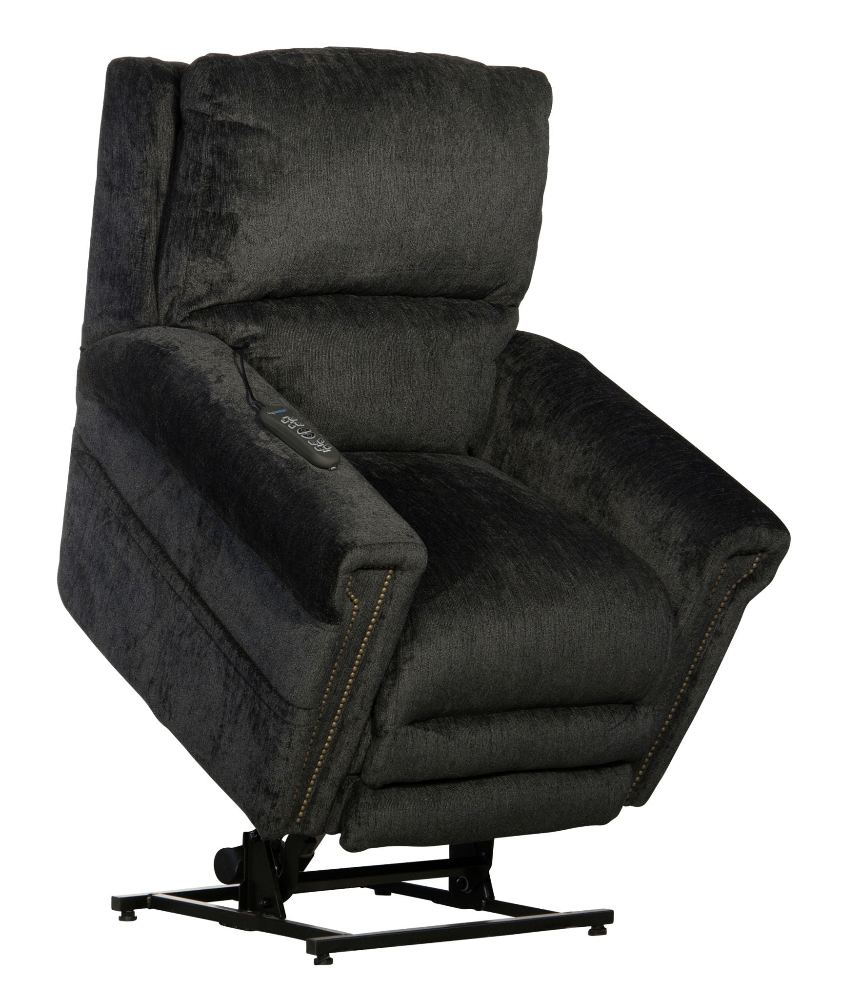 Warner - Power Headrest With Lumbar Power Lay Flat Recliner - Hornell Furniture Outlet