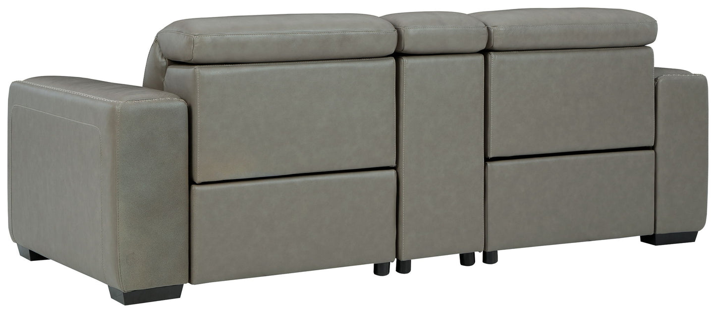 Correze - Power Reclining Sectional - Hornell Furniture Outlet