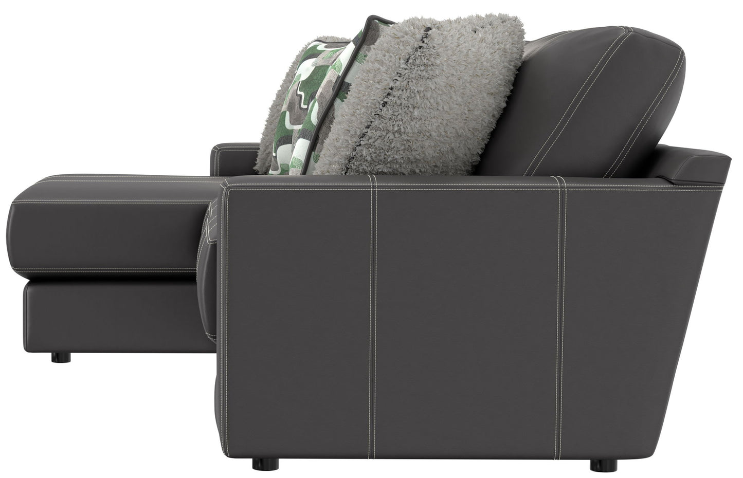 Minori - Italian Leather Sectional - Hornell Furniture Outlet