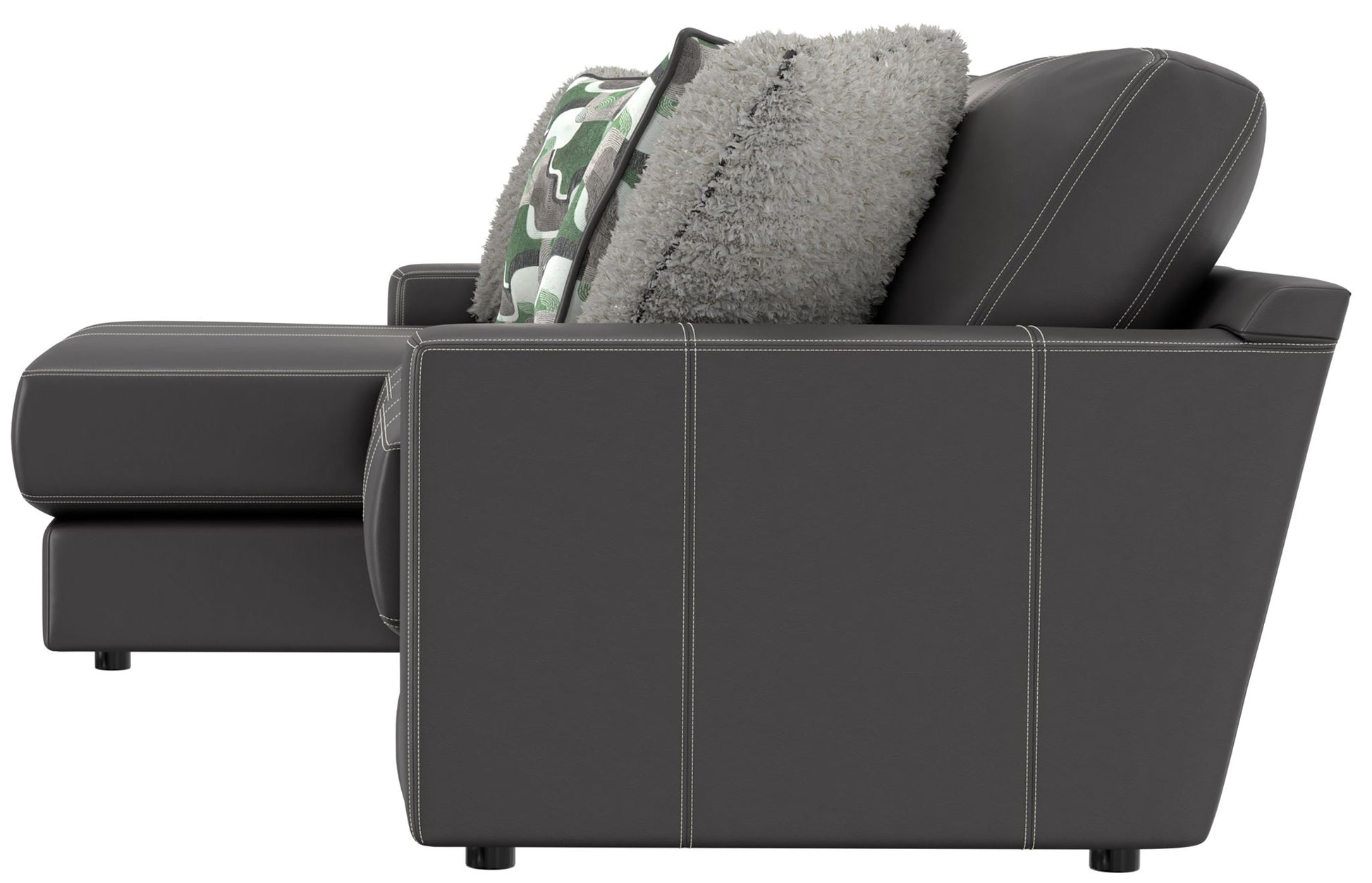 Minori - Italian Leather Sectional - Hornell Furniture Outlet